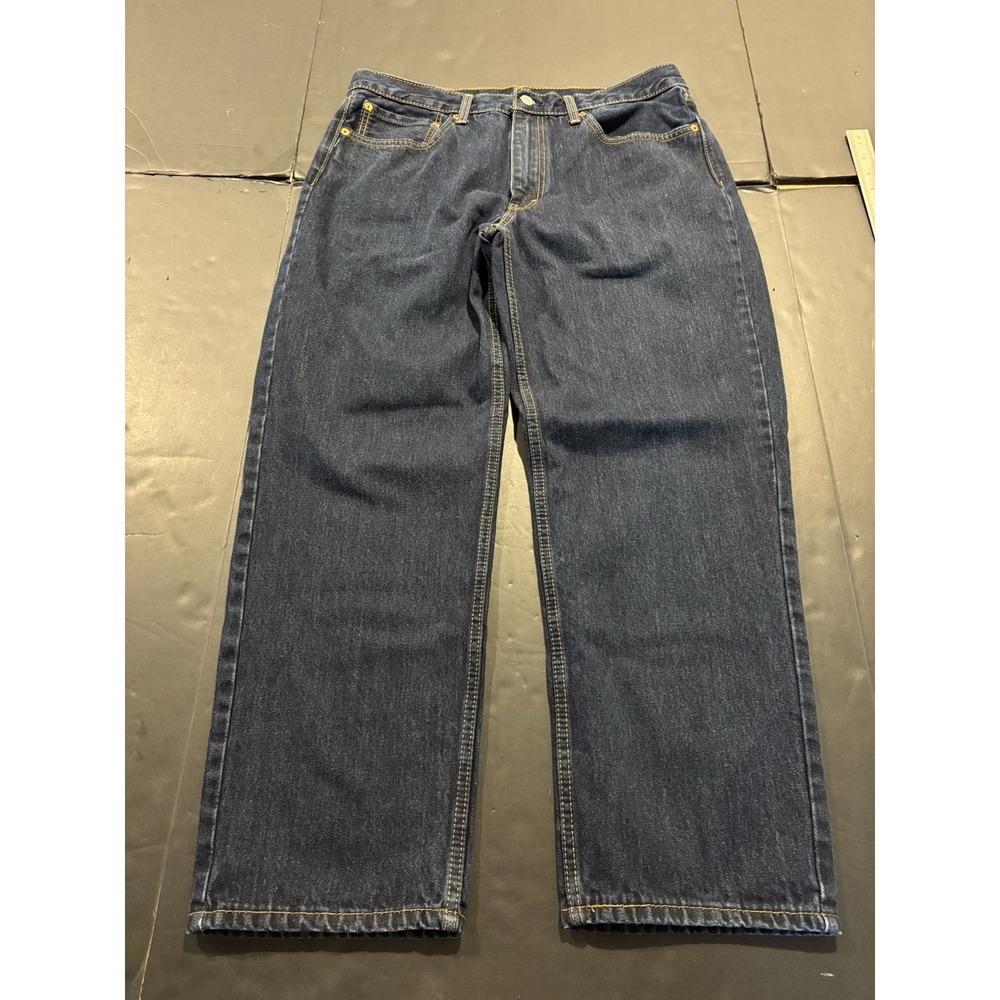 Levi's 550 Relaxed Fit Dark Wash Denim Jeans 36x30
